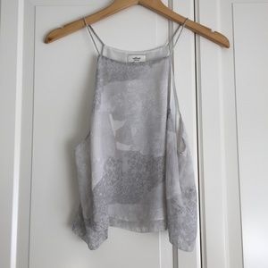 Wilfred White & Grey Patterned Rians Blouse